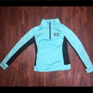 Pink Ultimate Half Zip in Neon Scuba